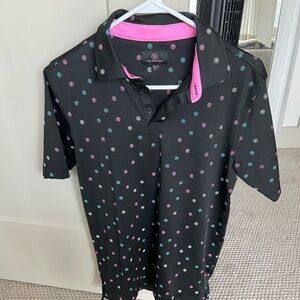 5 iron golf shirt (small)